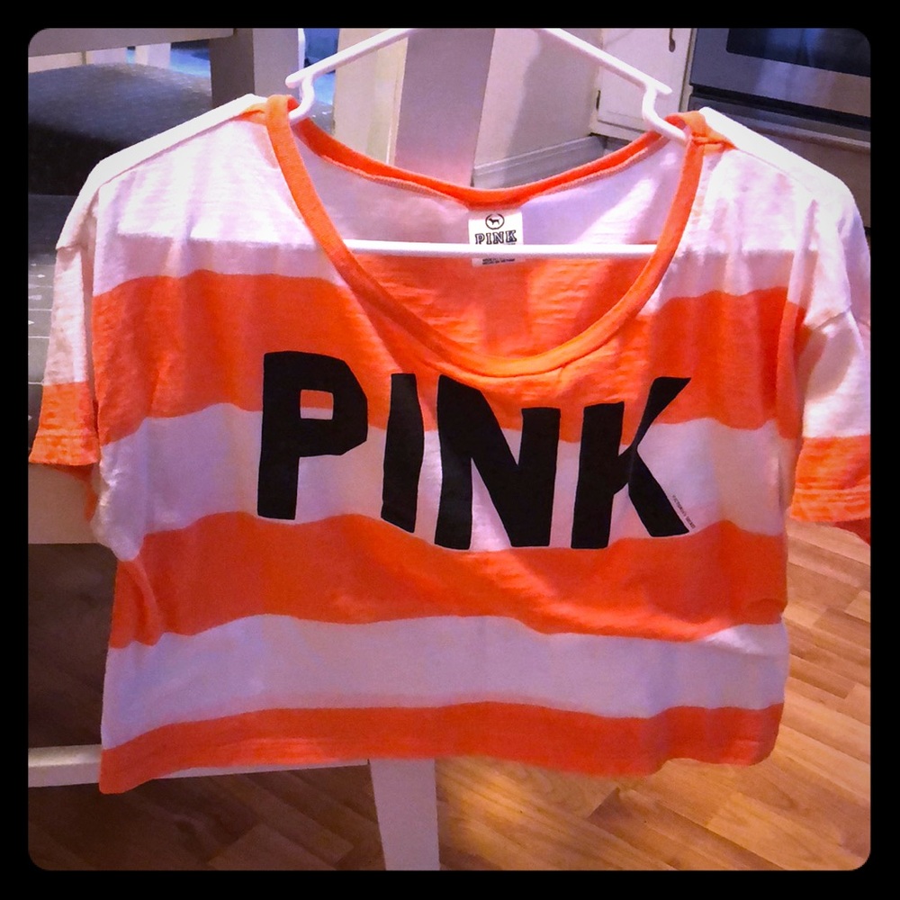 💕Victoria Secret Pink Crop Sz M💕